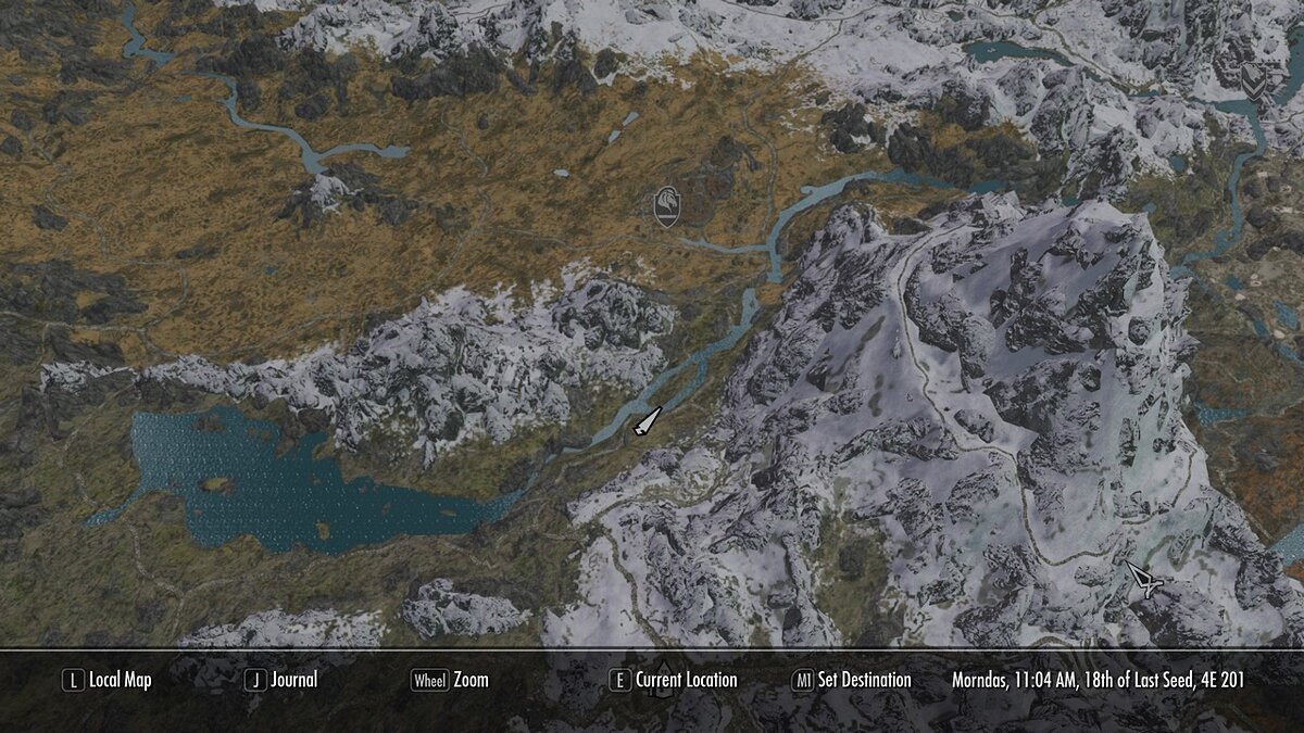 Elder Scrolls 5: Skyrim Special Edition — Качественная карта мира