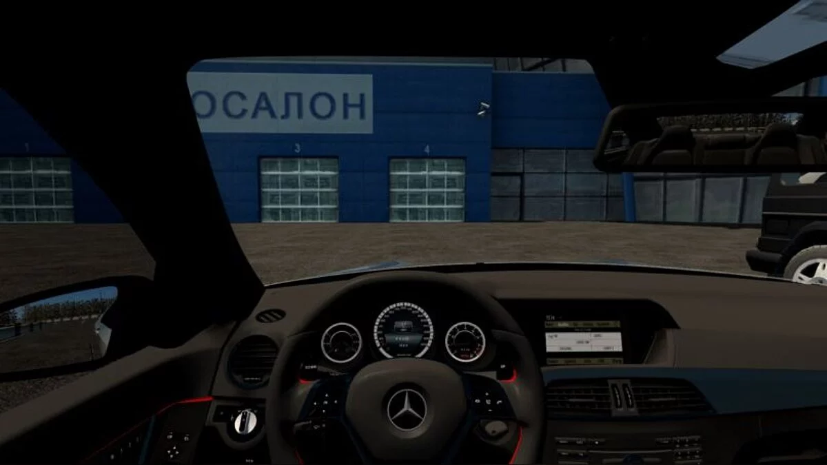City Car Driving — Mercedes-Benz C63 AMG W204