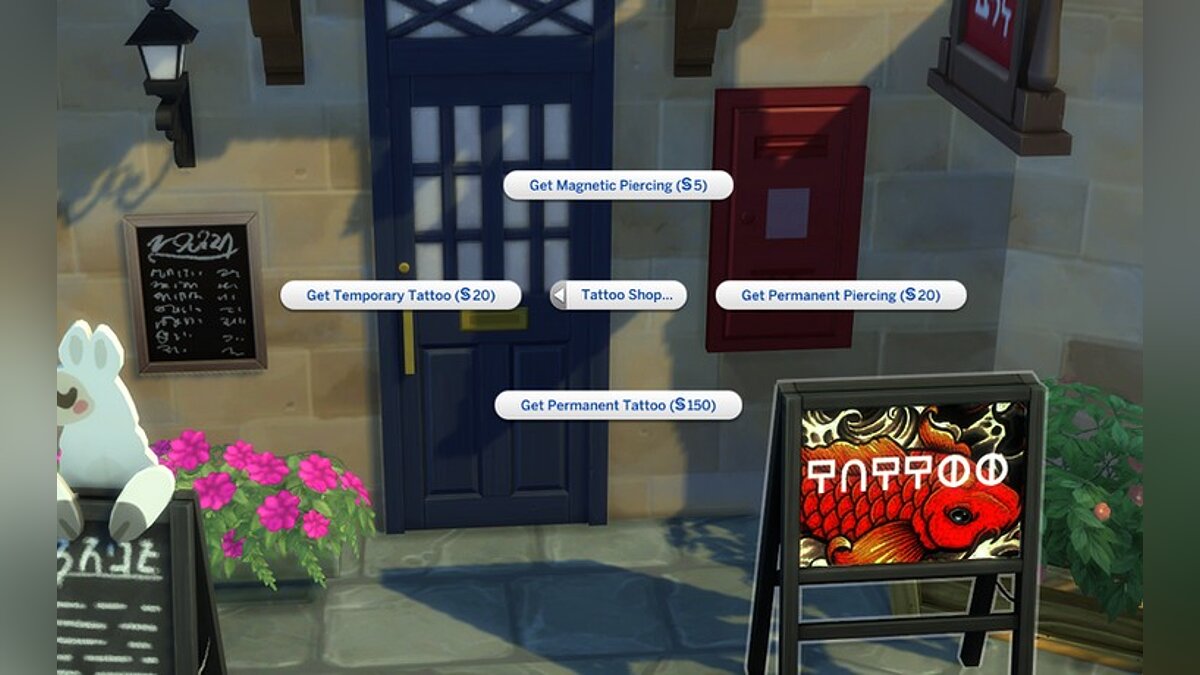 The Sims 4 — Тату-салон