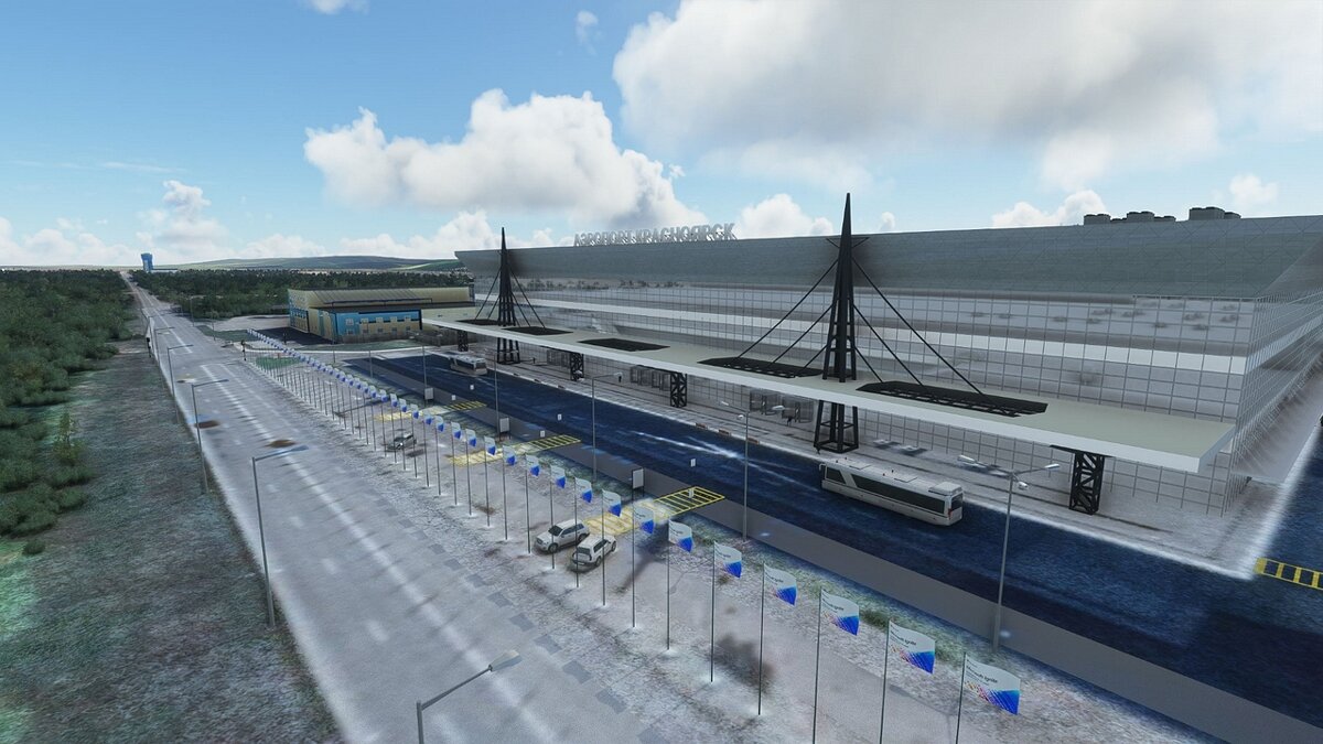 Microsoft Flight Simulator — Красноярский международный аэропорт