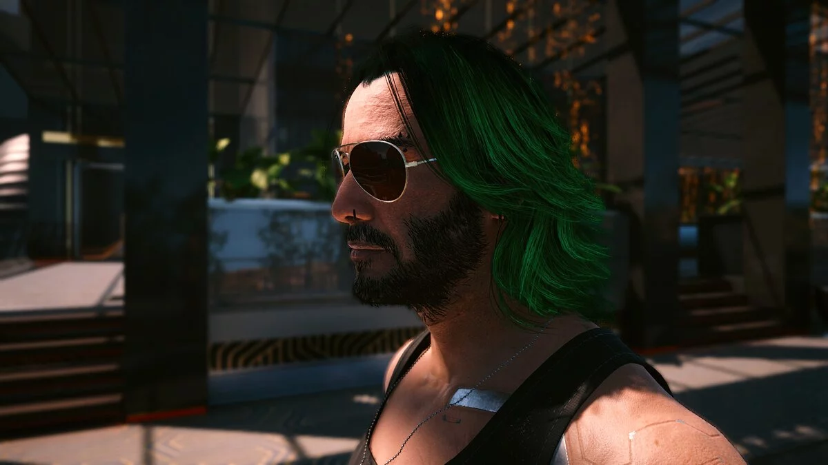 Cyberpunk 2077 — Новый цвет волос Джонни