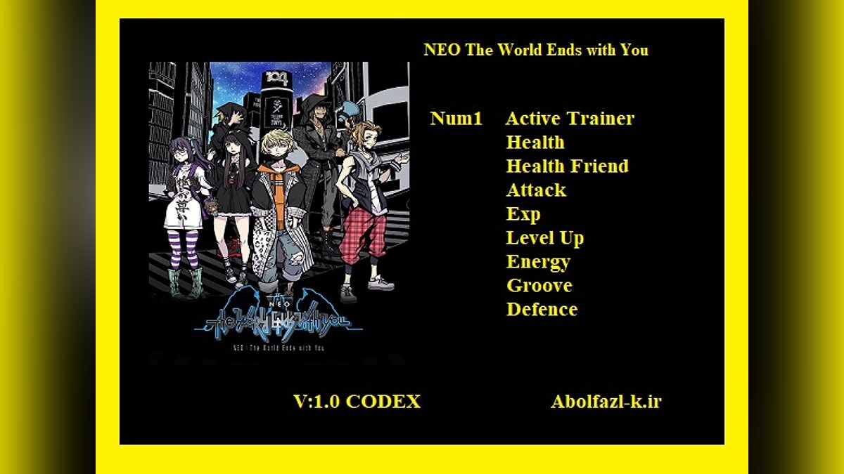Neo: The World Ends With You — Трейнер (+8) [1.0]