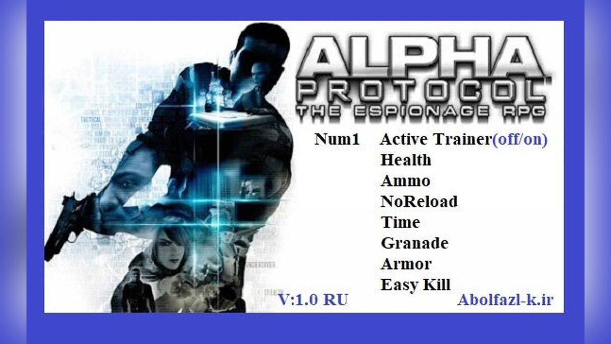 Alpha Protocol — Трейнер (+8) [1.0]