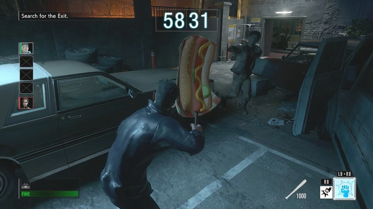 Resident Evil: Resistance — Оружие хотдог