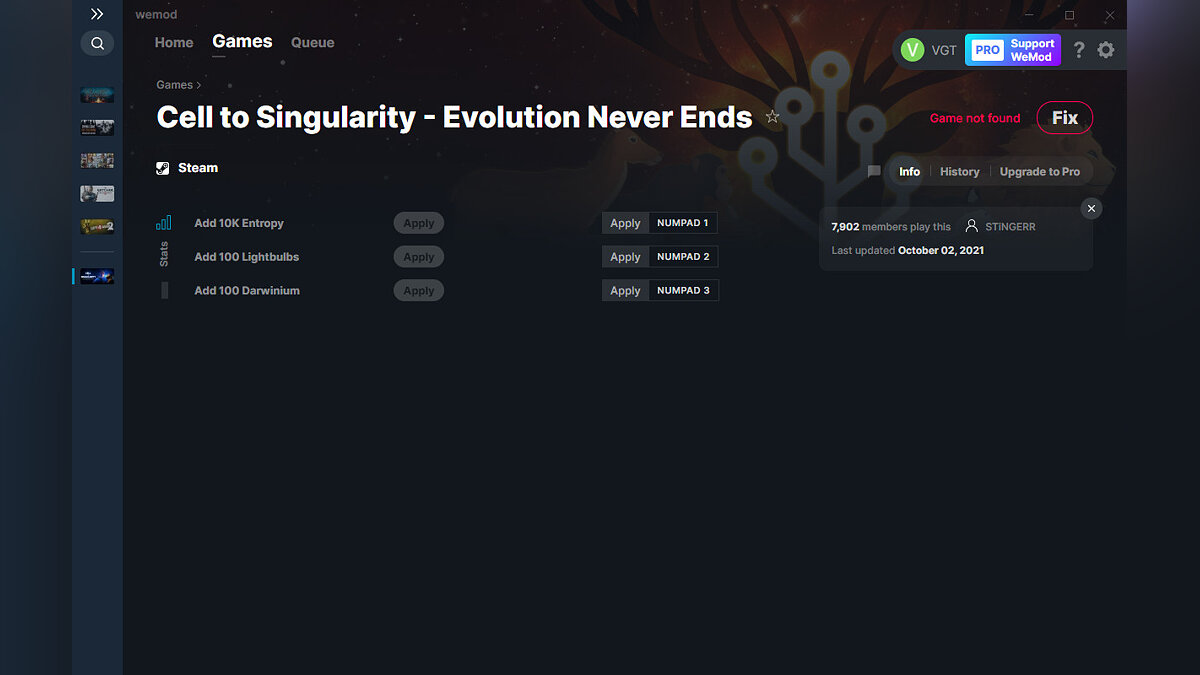 Cell to Singularity - Evolution Never Ends — Трейнер (+3) от 02.10.2021 [WeMod]