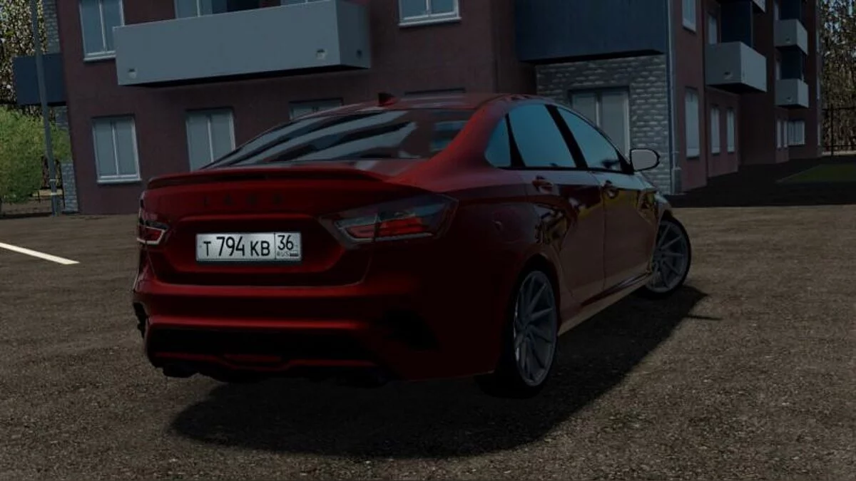 City Car Driving — Lada Vesta Sport 1.8