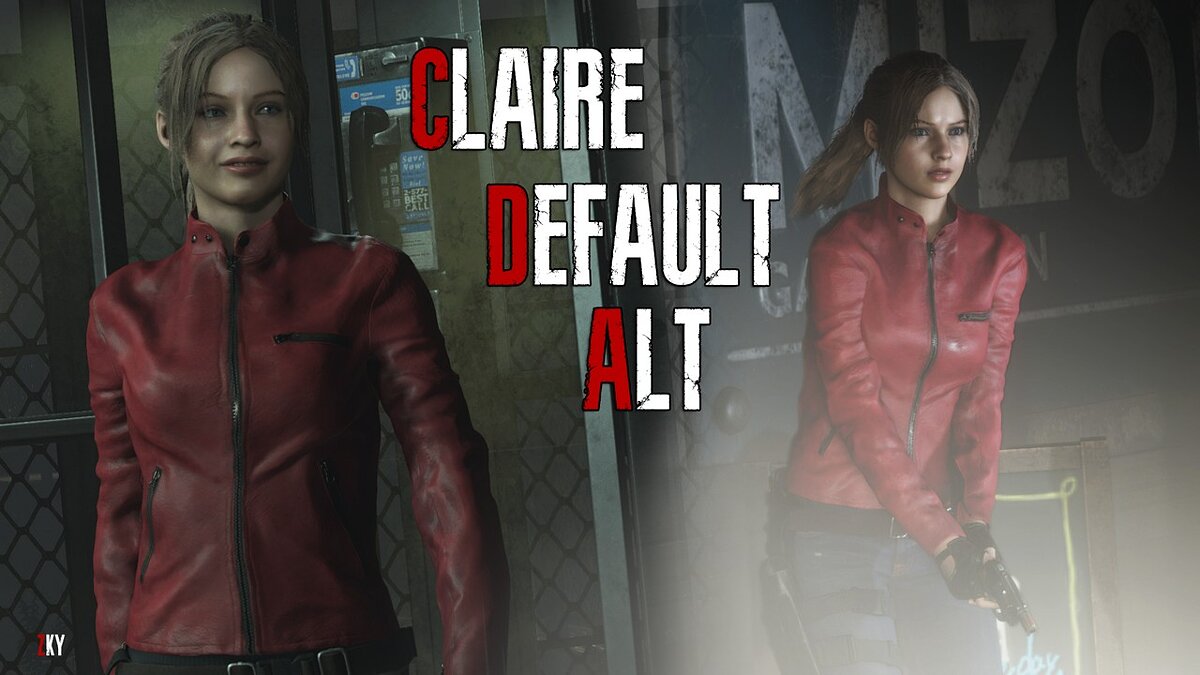 Resident Evil 2 — Клэр в альтернативной куртке