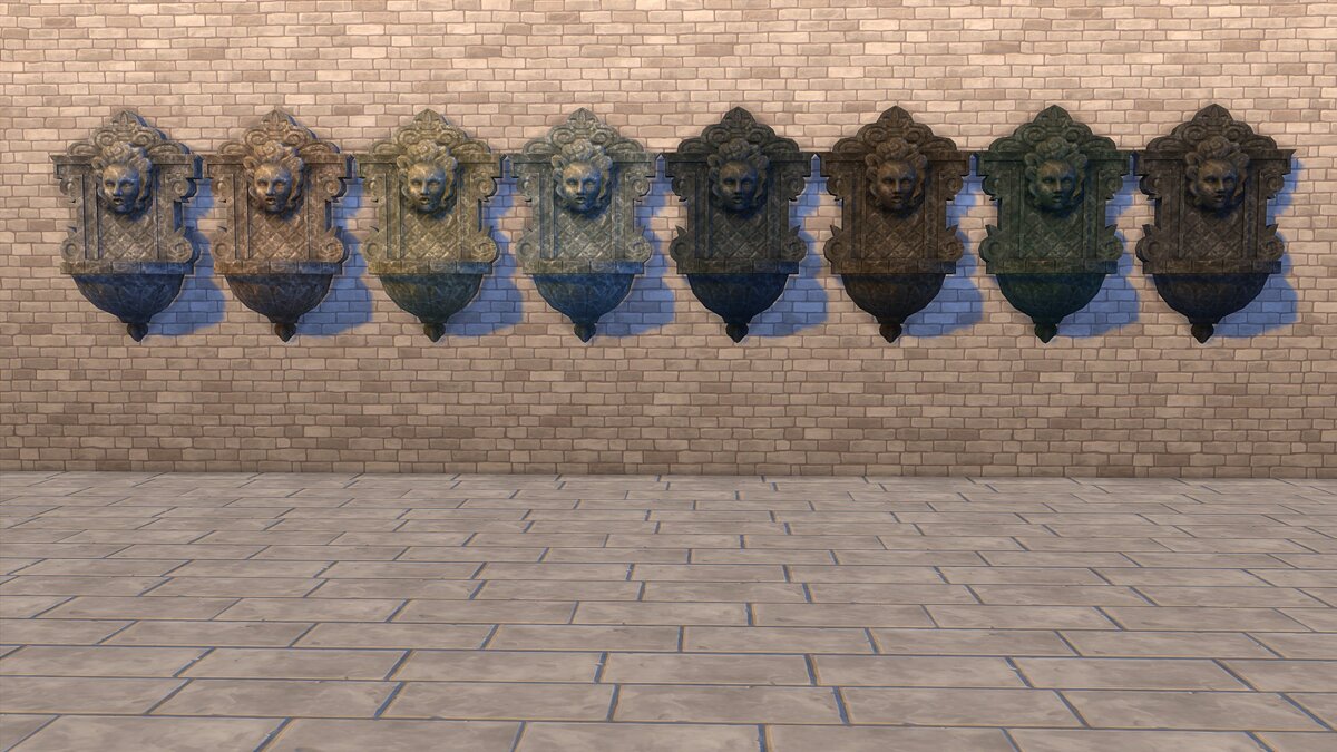 The Sims 4 — Улучшенный каменный фонтан
