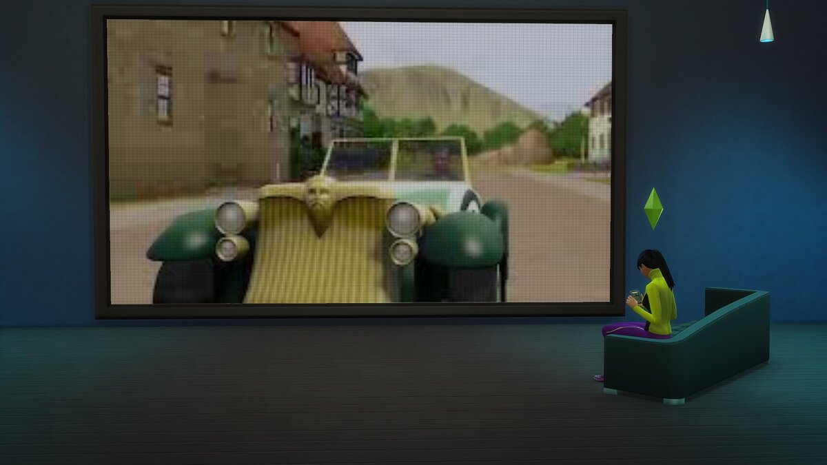 The Sims 4 — Огромный телевизор