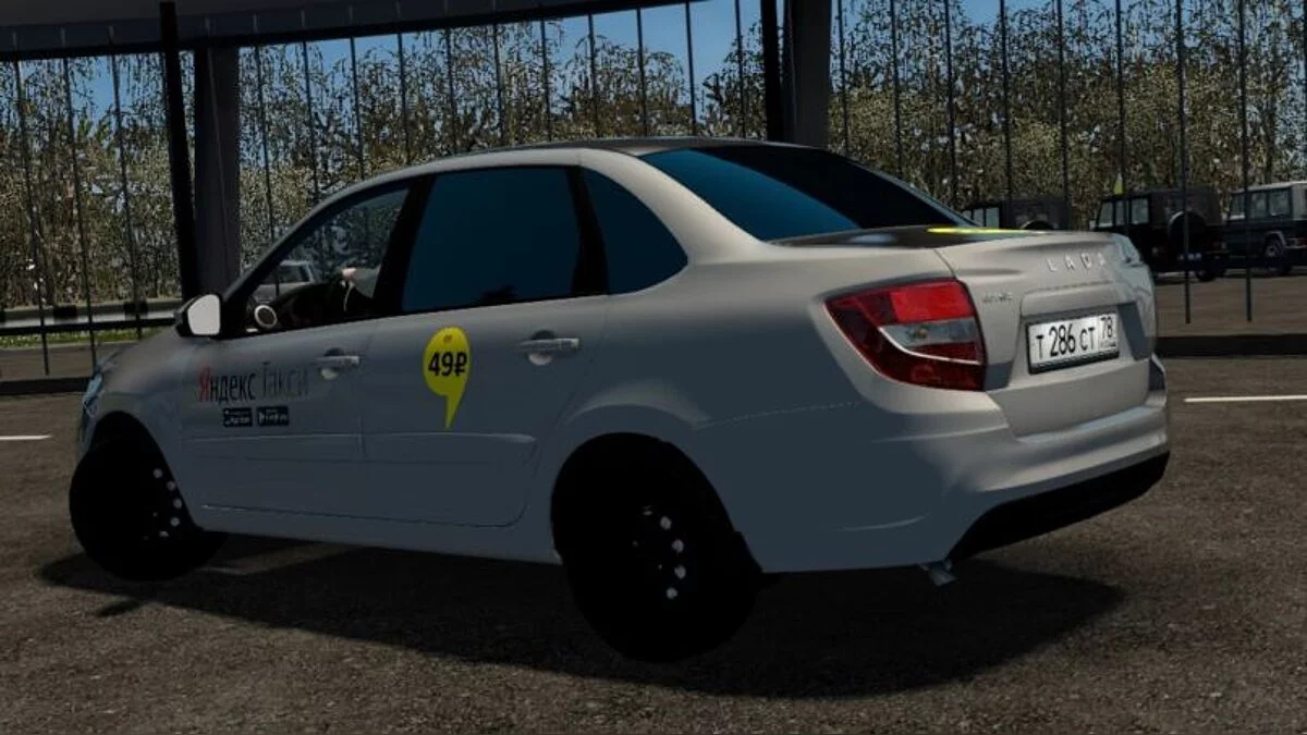 City Car Driving — Lada Granta FL 2018 (Яндекс такси)