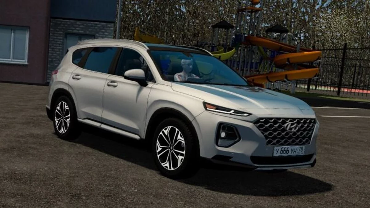 City Car Driving — Hyundai Santa Fe 2019