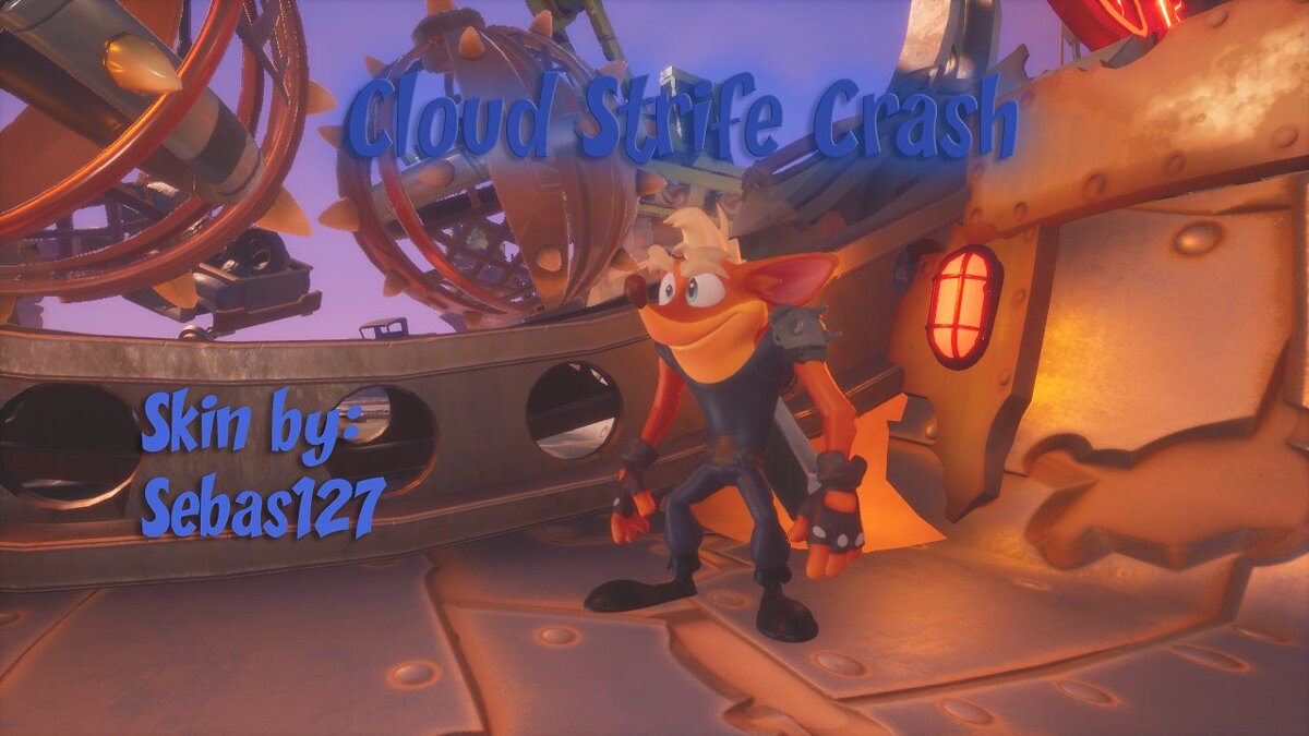 Crash Bandicoot 4: It&#039;s About Time — Костюм Клода из игры Final Fantasy 7