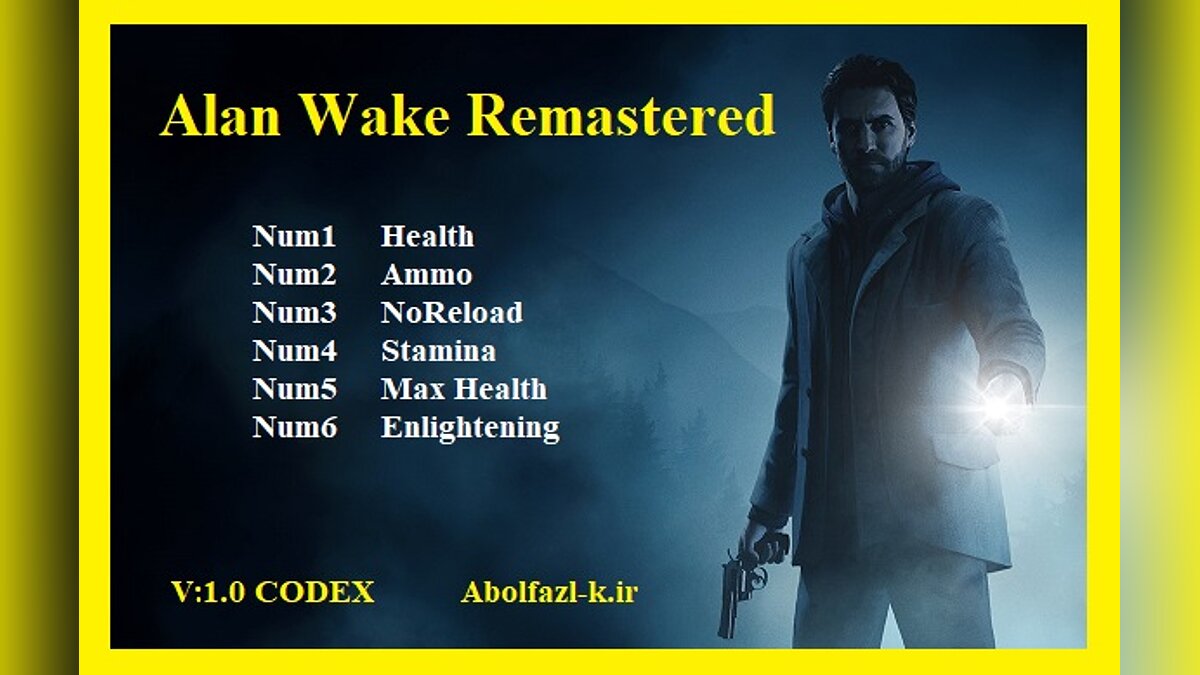 Alan Wake Remastered — Трейнер (+6) [1.0]