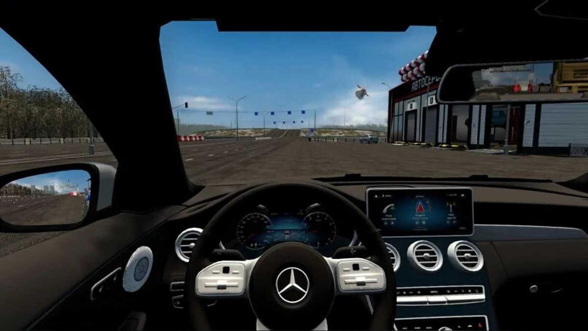 City Car Driving — Mercedes-Benz C300 (W205) Police