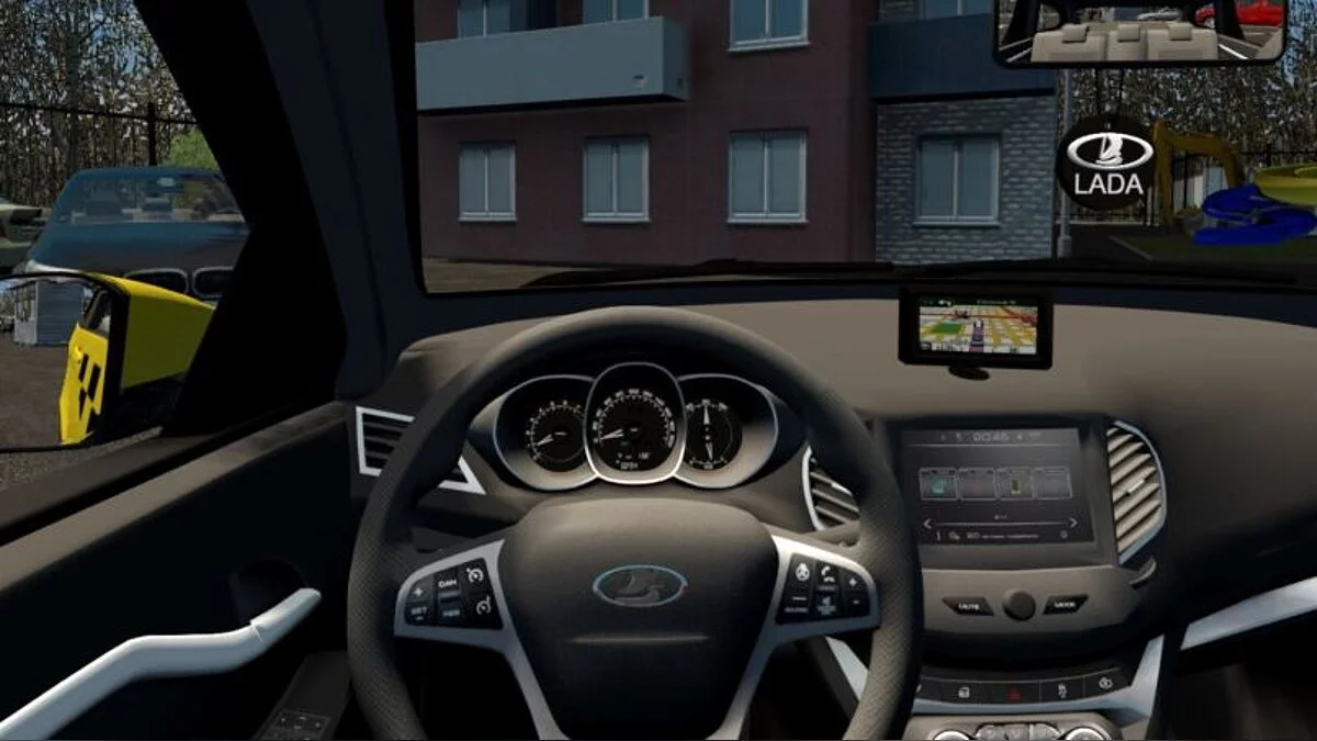 City Car Driving — Lada Vesta Universal 2017 (Такси)