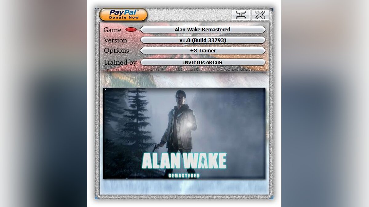 Alan Wake Remastered — Трейнер (+8) [1.0]