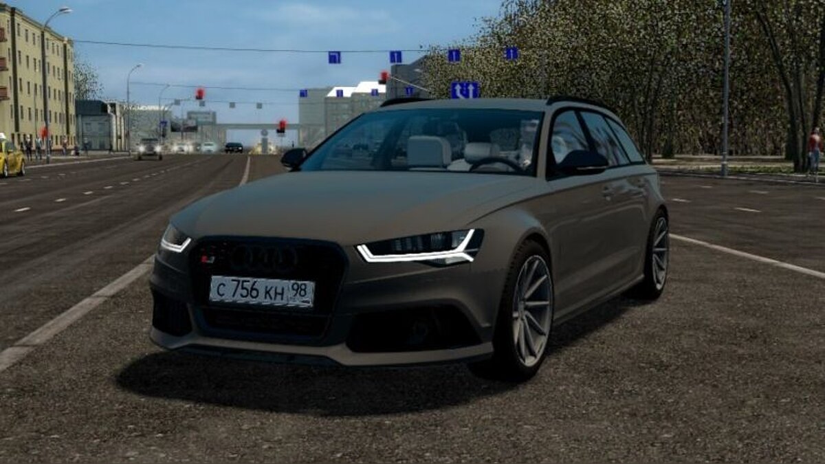 City Car Driving — Audi RS6 (C7)