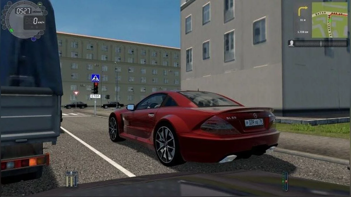 City Car Driving — Mercedes-Benz SL65 AMG V12 BiTurbo