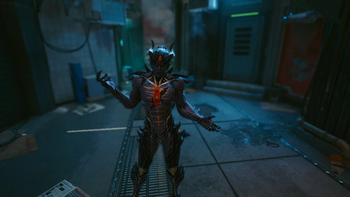 Cyberpunk 2077 — Дьявольский Казуйа из игры Tekken 7