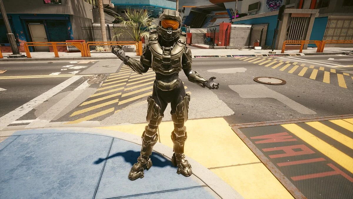 Cyberpunk 2077 — Женская броня мастера Чифа