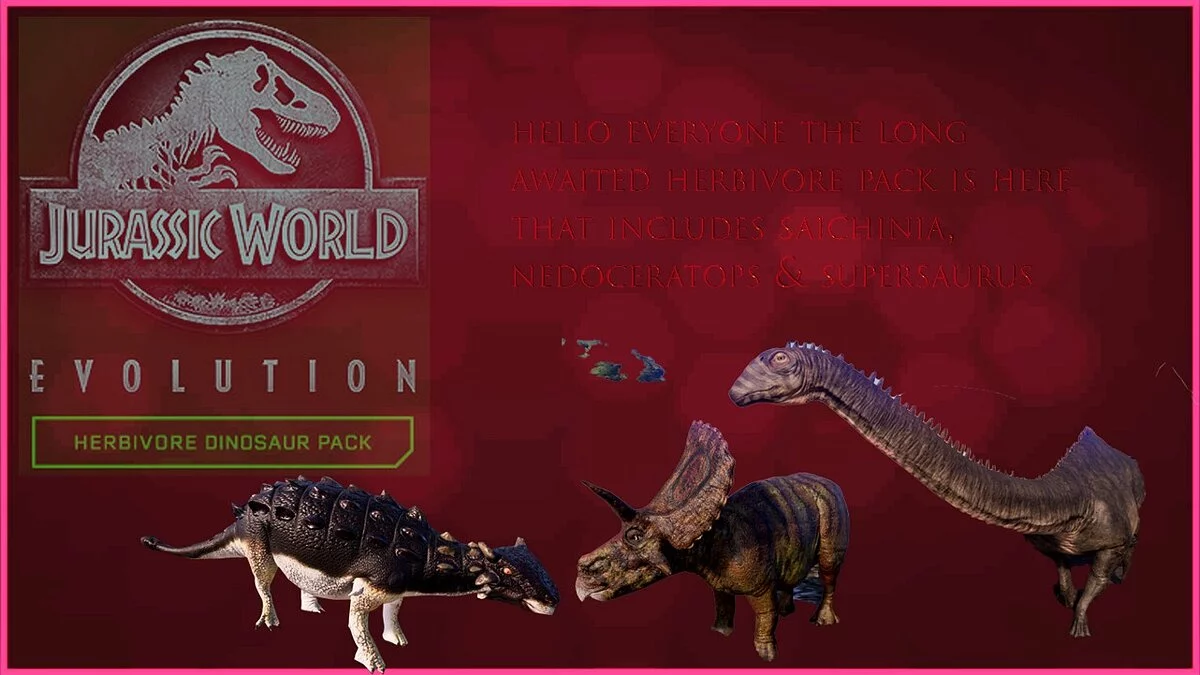 Jurassic World Evolution — Новые виды травоядных животных