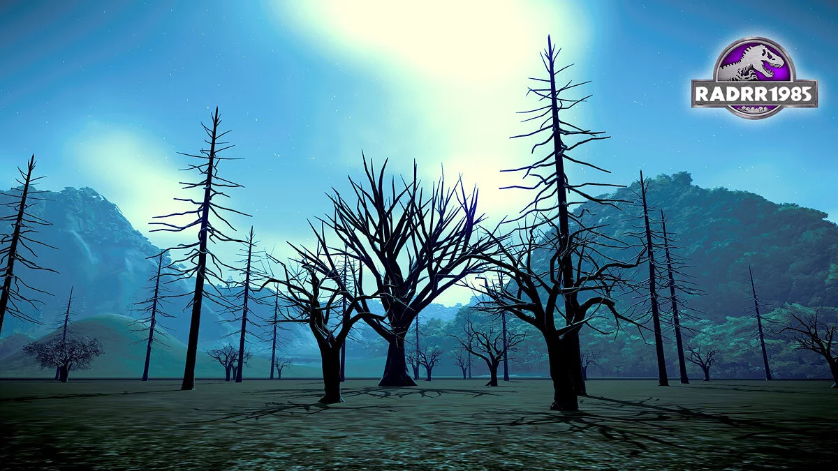 Jurassic World Evolution — Набор деревьев из игры Planet Zoo