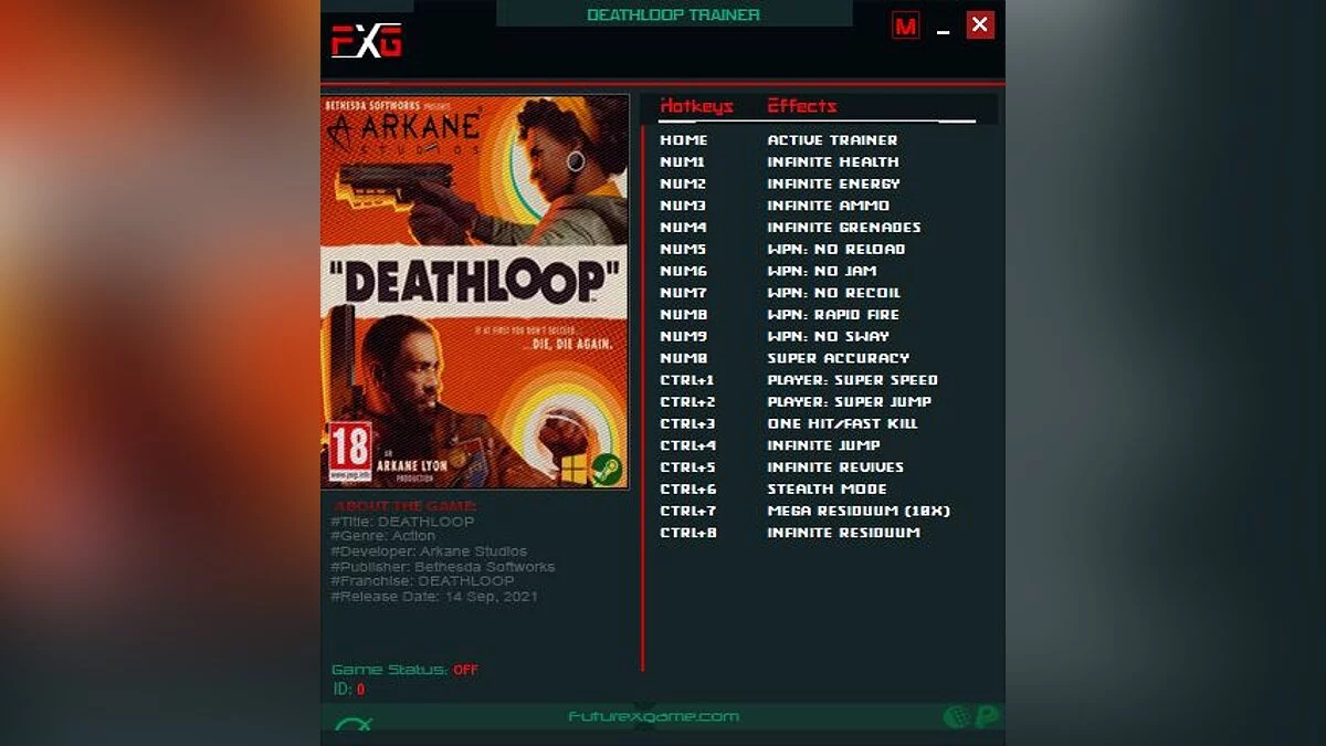 Deathloop — Трейнер (+18) [1.708.0.34]