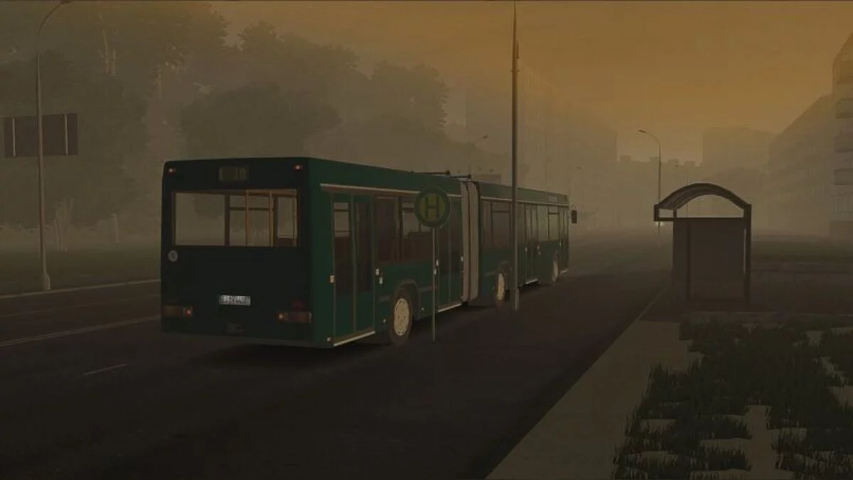 City Car Driving — МАЗ 105.065 Articulated Bus