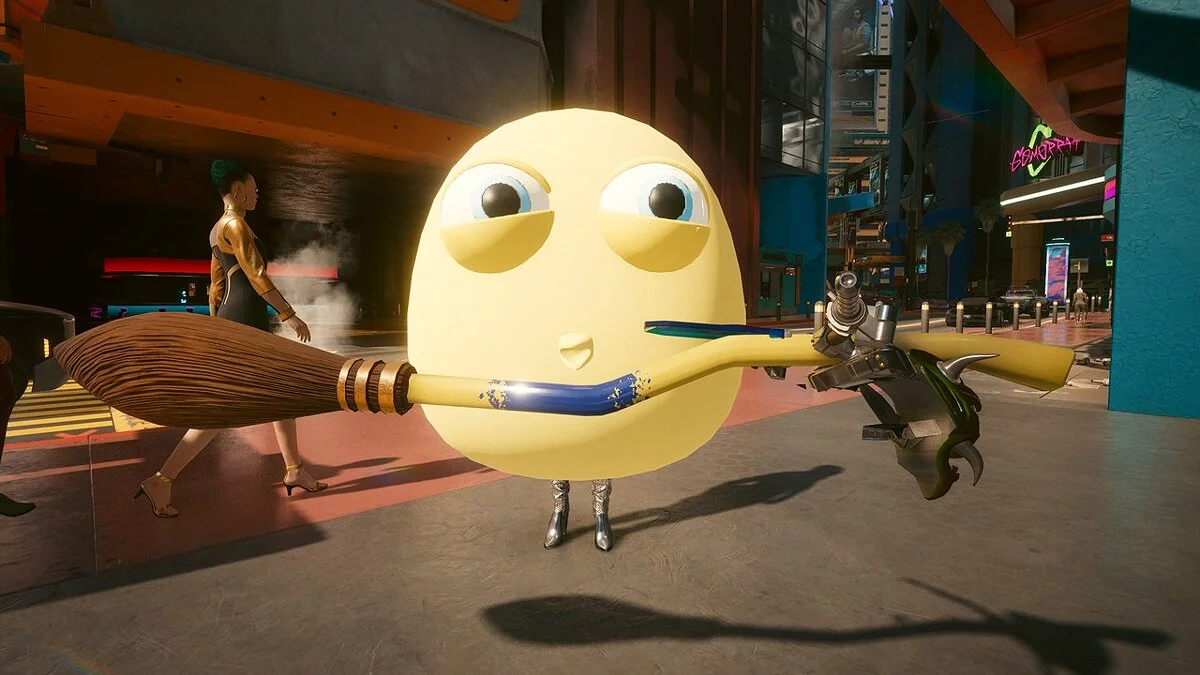 Cyberpunk 2077 — Метла «Нимбус 2000»