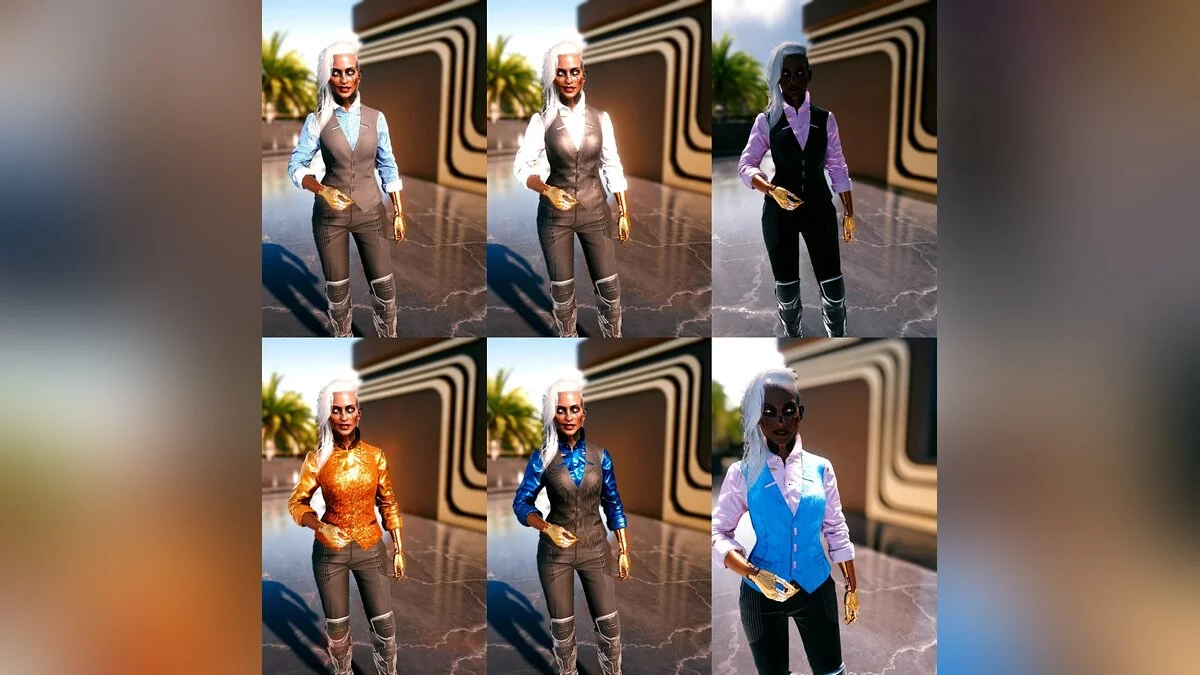 Cyberpunk 2077 — Рубашка с высоким воротником