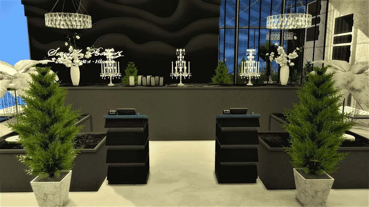 The Sims 4 — Ресторан "Звездное небо"