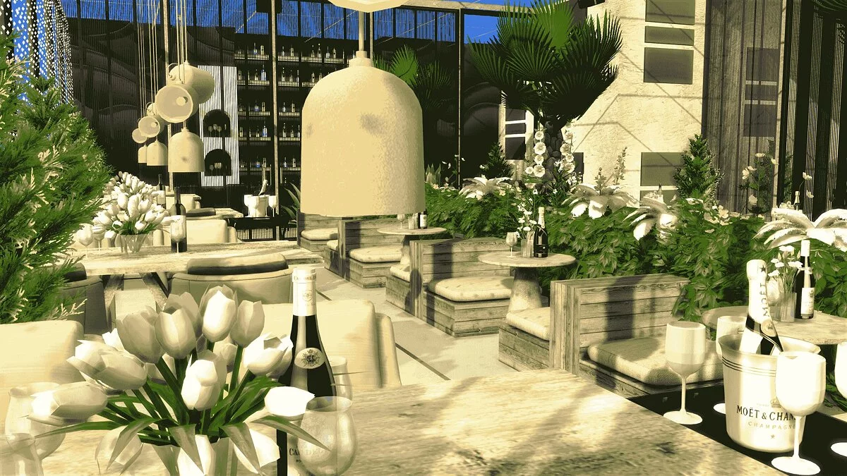 The Sims 4 — Ресторан "Звездное небо"