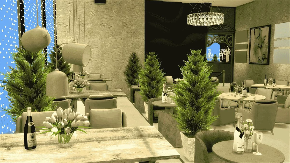 The Sims 4 — Ресторан "Звездное небо"