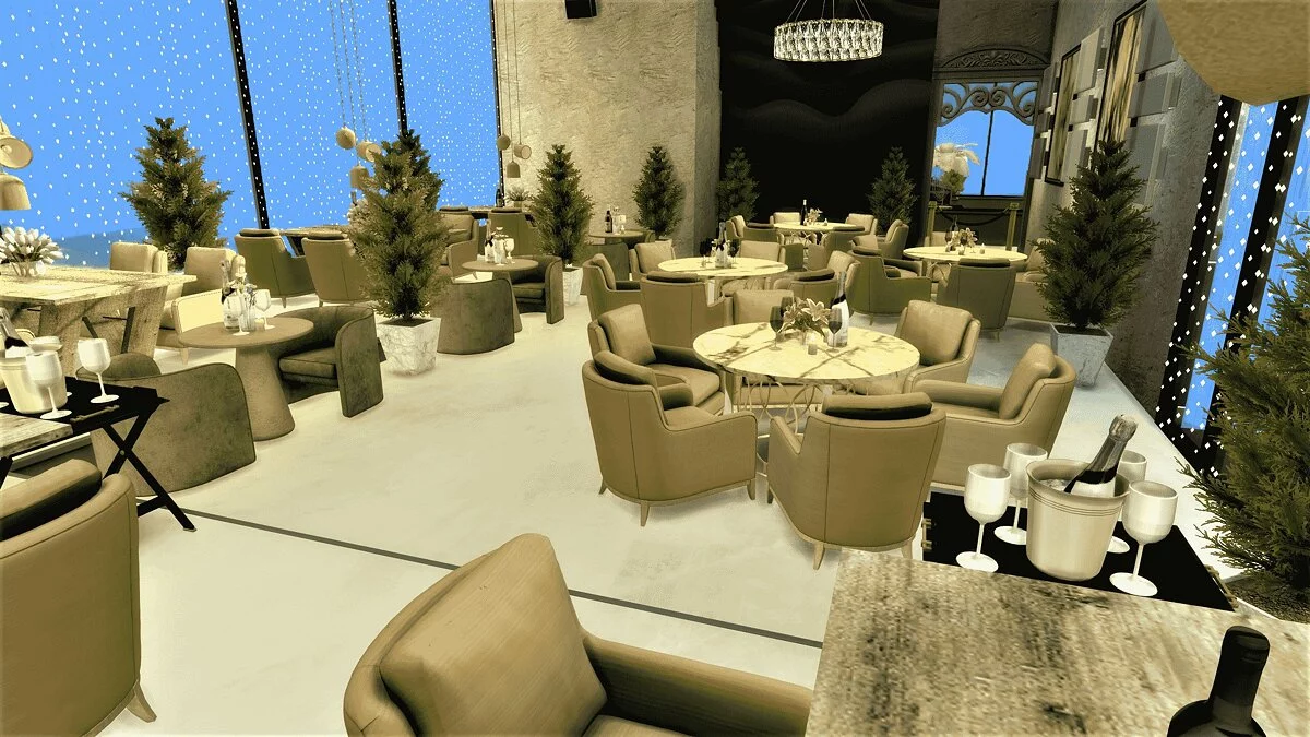 The Sims 4 — Ресторан "Звездное небо"