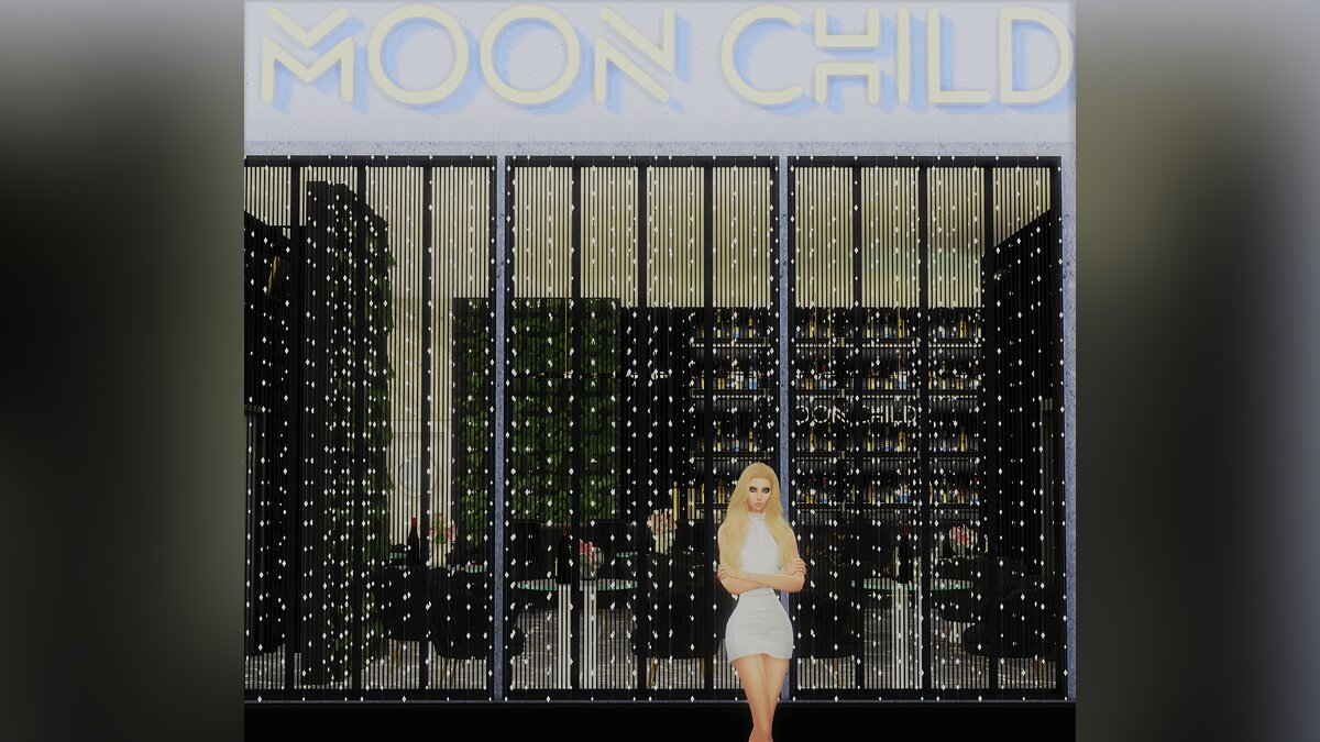 The Sims 4 — Бар-ресторан Moon Child CC