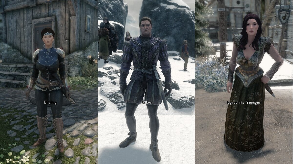 Elder Scrolls 5: Skyrim Special Edition — NPC в новой одежде и броне