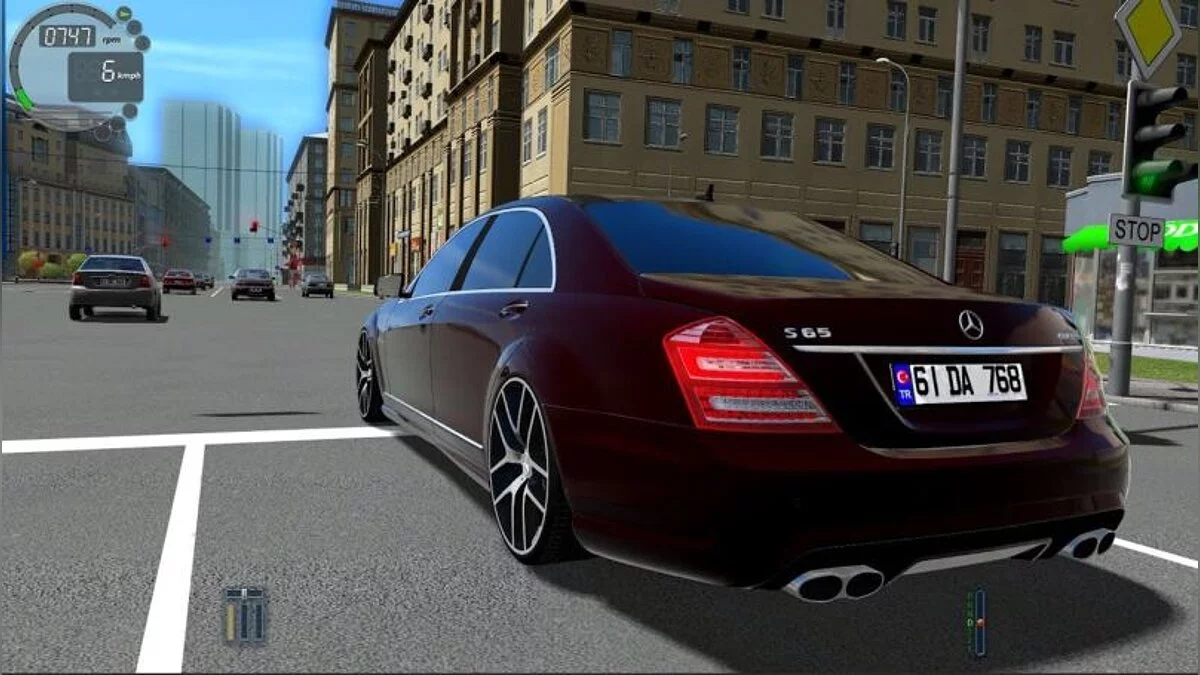 City Car Driving — Mercedes-Benz S65 AMG Stage 2