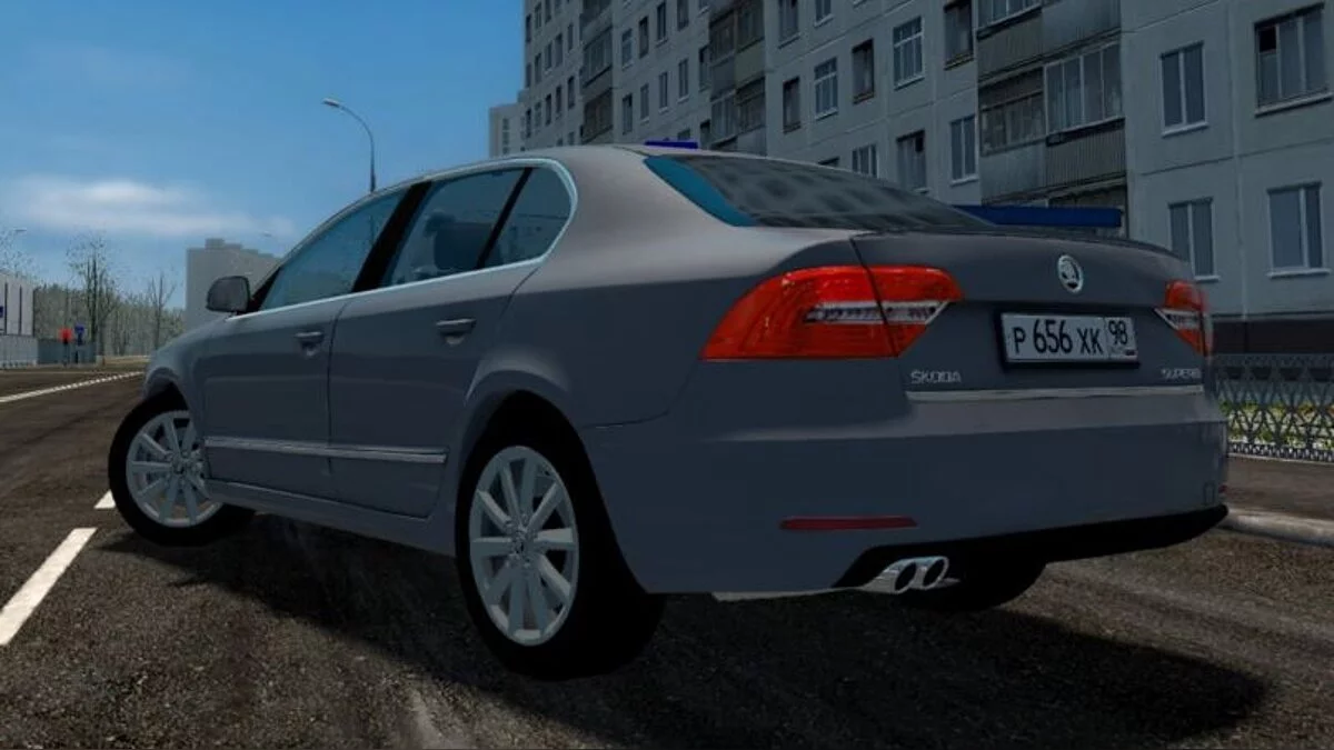 City Car Driving — Skoda Superb 2014
