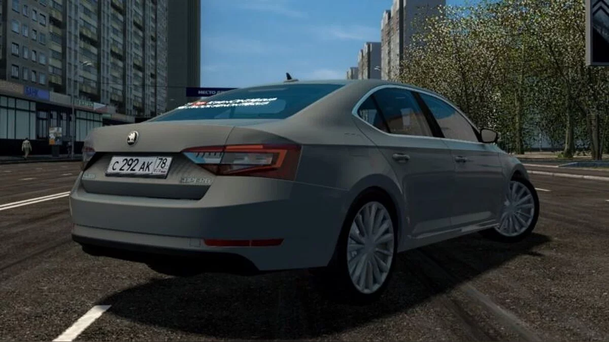 City Car Driving — Skoda Superb 2017 (B8)