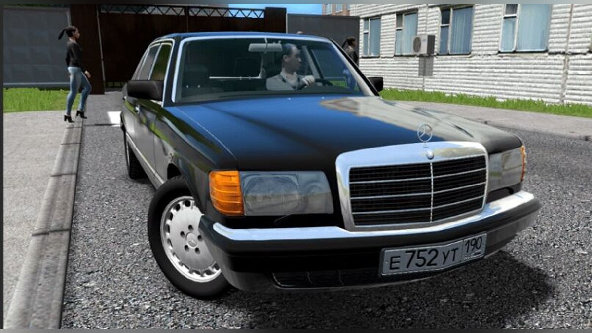 City Car Driving — Mercedes-Benz W126 560SE