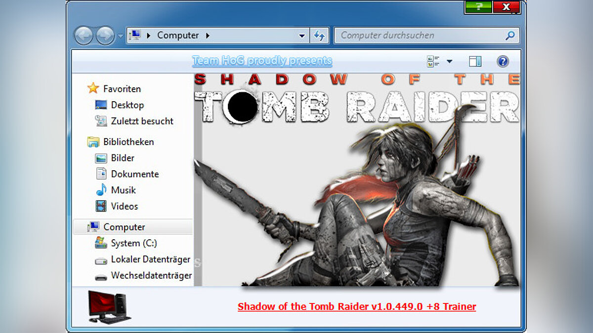 Shadow of the Tomb Raider — Трейнер (+8) [1.0.449.0]