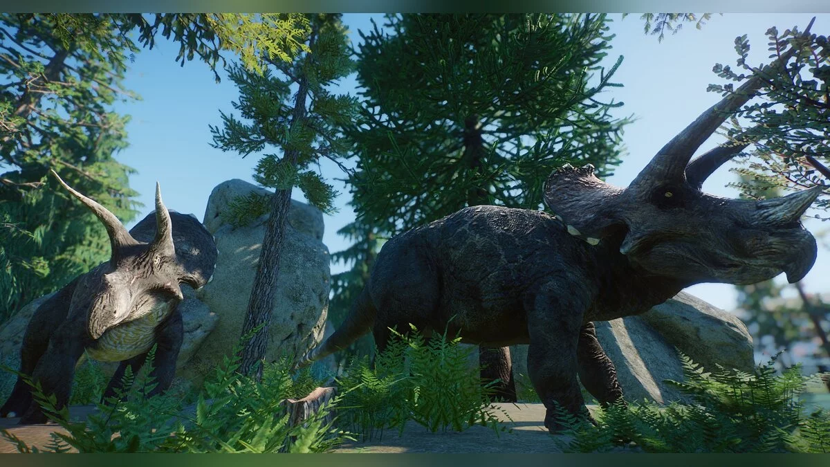 Planet Zoo — Новые виды - трицератопс хорридус