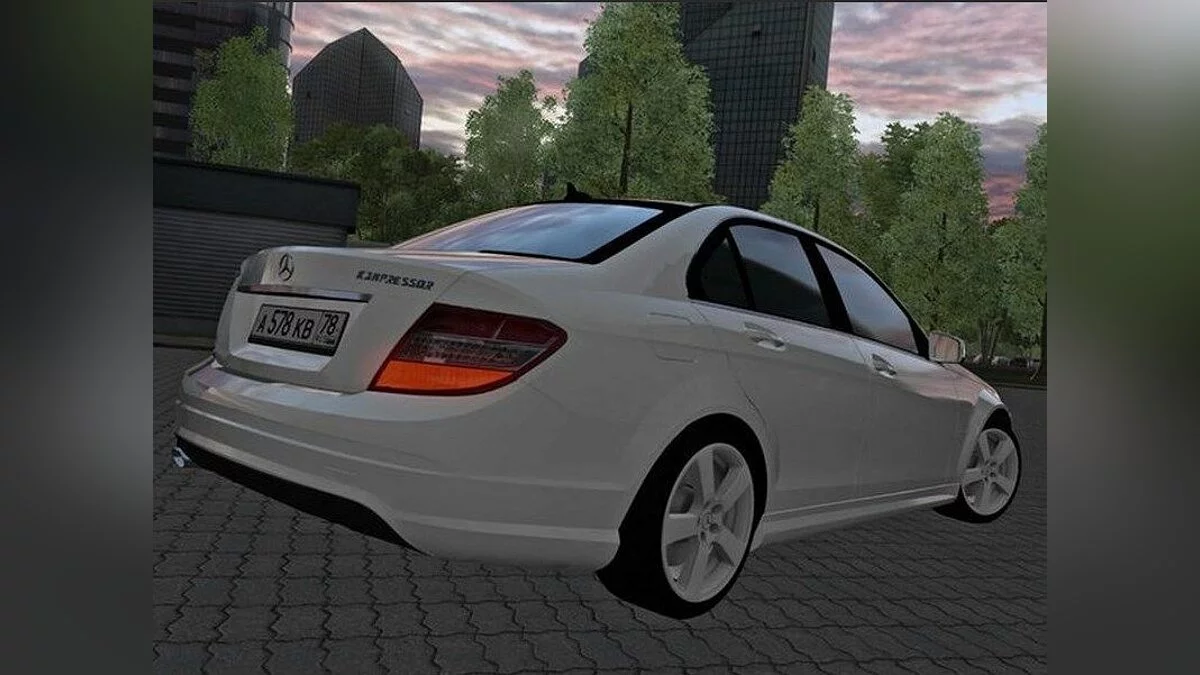 City Car Driving — Mercedes-Benz C180 (W204)