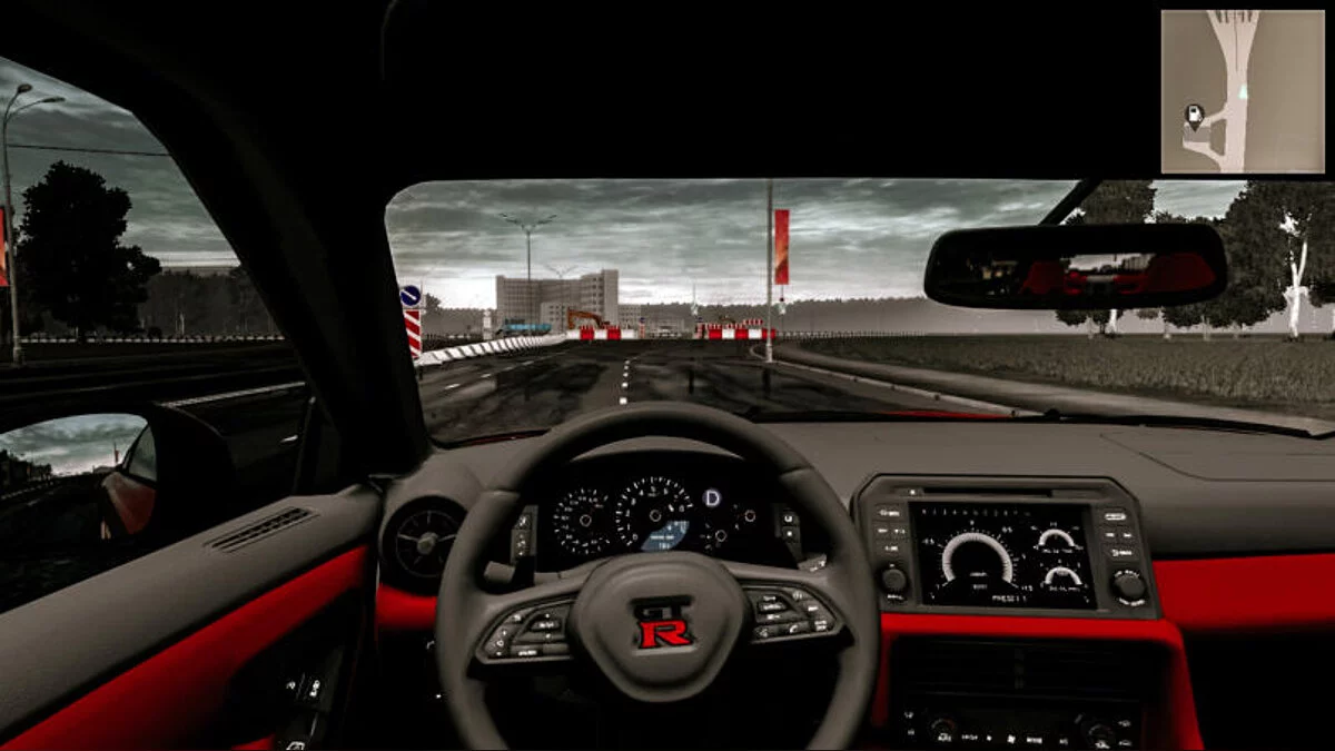 City Car Driving — Nissan GT-R 3.8 AMT