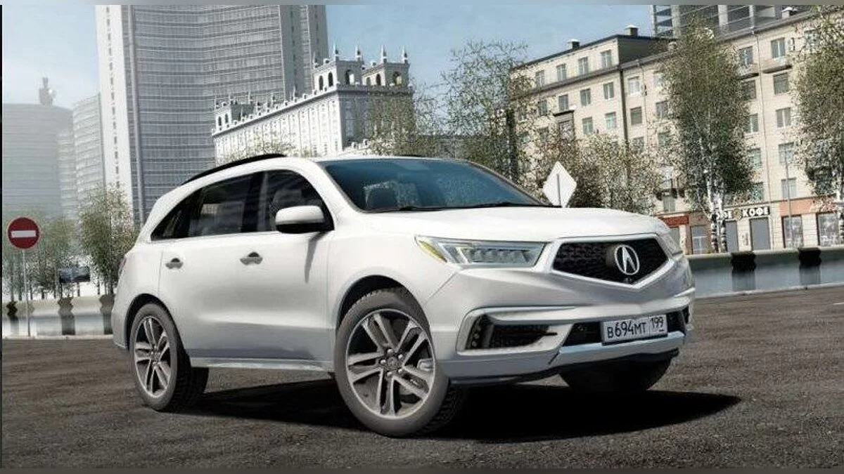 City Car Driving — 2017 Acura MDX Sport Hybrid