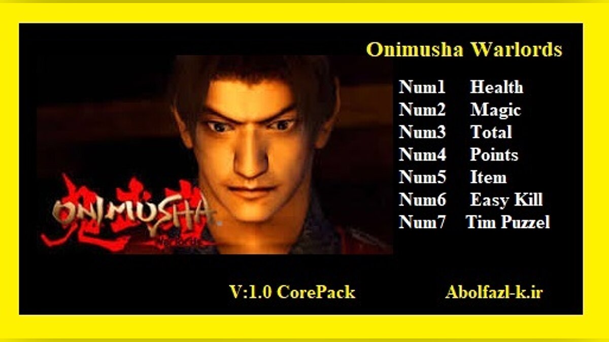 Onimusha: Warlords — Трейнер (+7) [1.0]