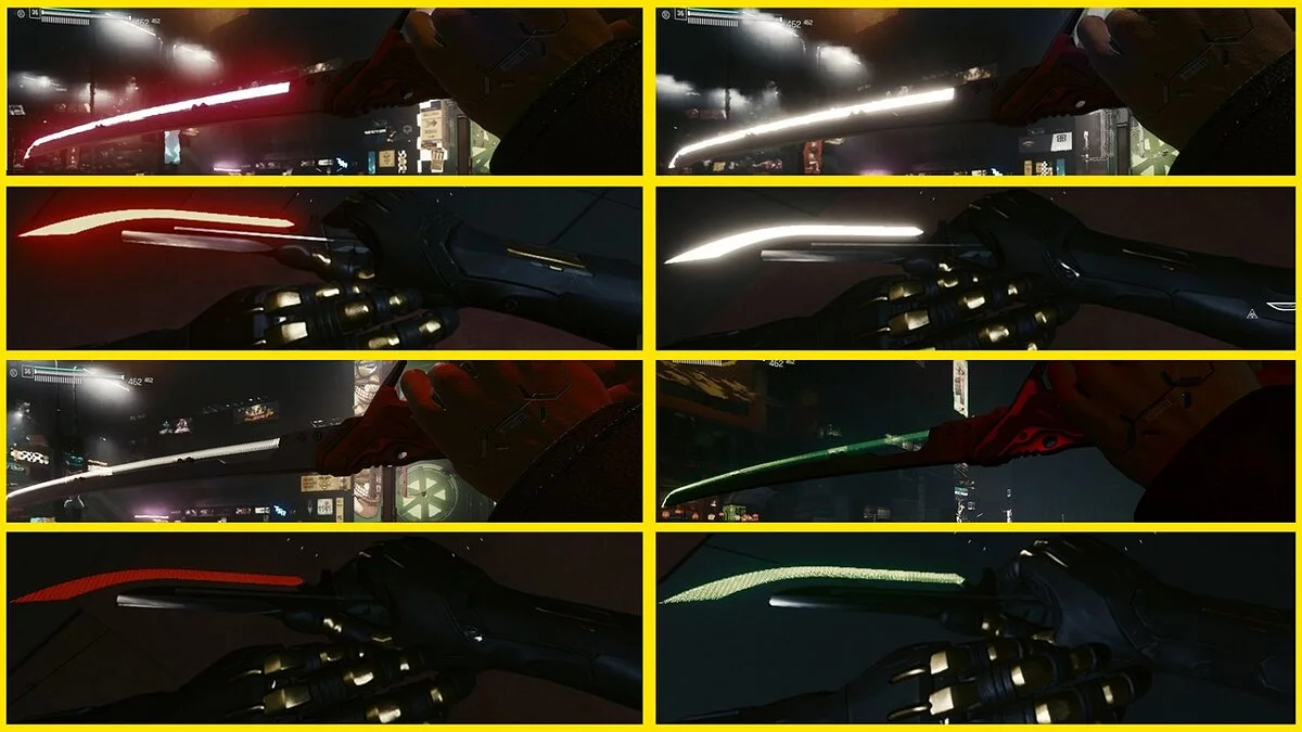 Cyberpunk 2077 — Необычные ножи и катаны