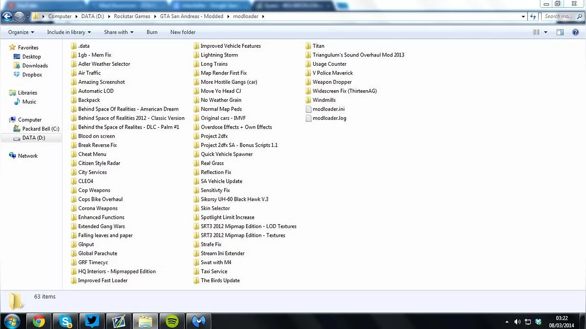 Grand Theft Auto: San Andreas — Modloader