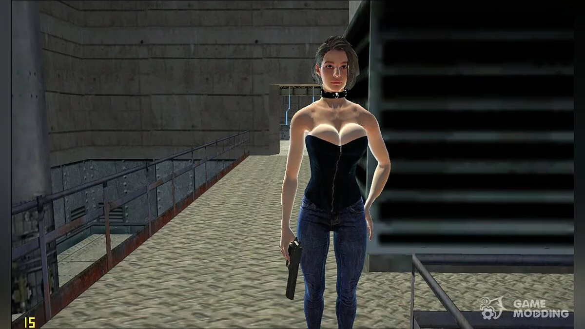 Grand Theft Auto: San Andreas — Джилл в корсете из игры Resident Evil 3