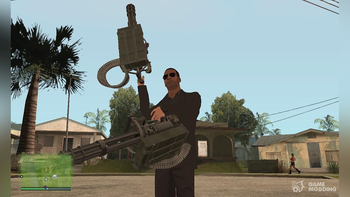 Grand Theft Auto: San Andreas — Все оружие в двух руках